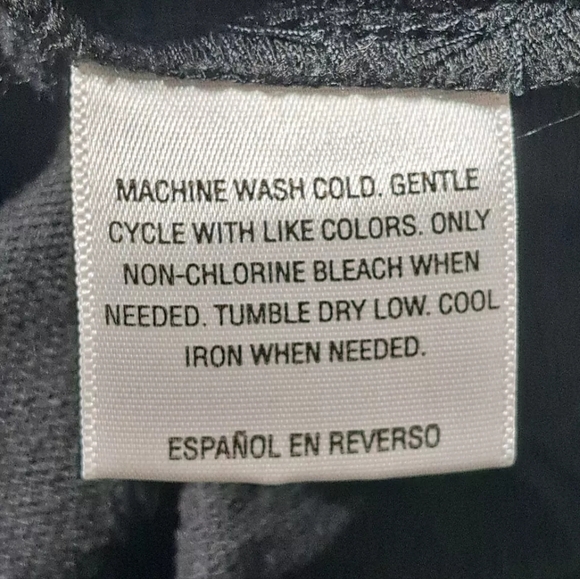 STYLE & CO Sport Relaxed Essentials Black Hoodie Size PM 3/4 Sleeve Full Zip EUC - Picture 12 of 12